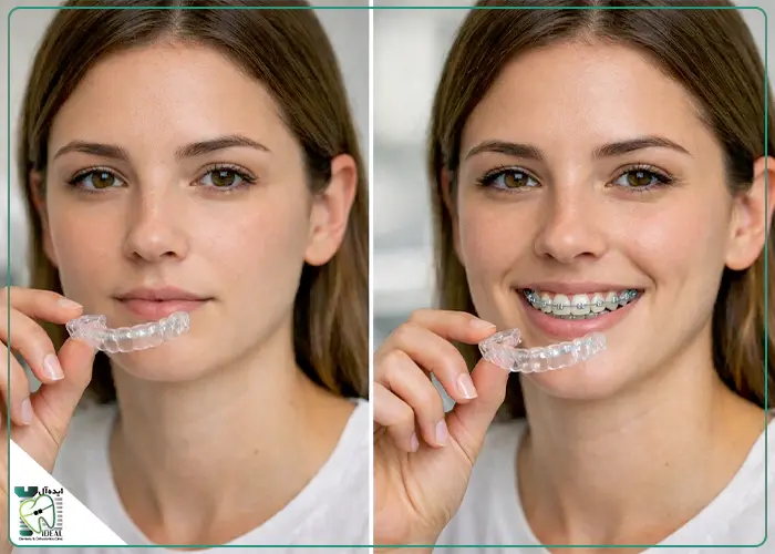 مقایسه ارتودنسی هیبریدی و متحرک