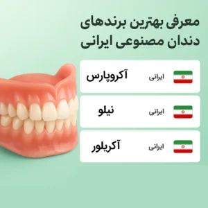 معرفی بهترین برندهای دندان مصنوعی ایرانی